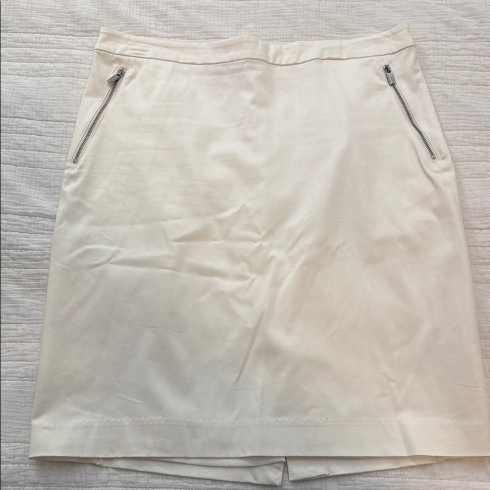 Jones New York White Pencil Skirt